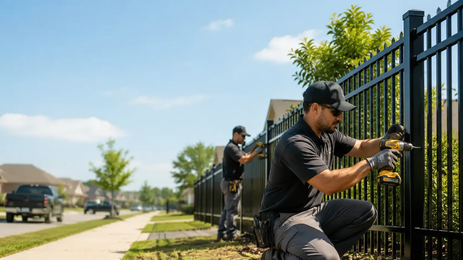 Metal Fence Installation in Mission, KS